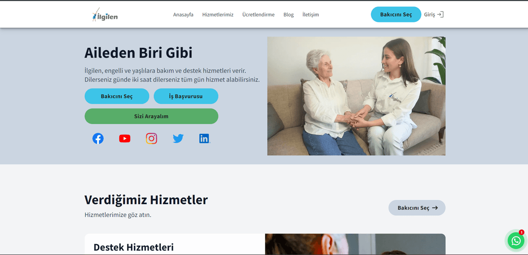 İlgilen Bakım Hizmetleri